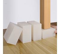Rehausseur de Meubles en Acier,Patins Protecteurs Meubles Rehausseurs Peu Encombrants Ajouter Hauteur pour Surélever Canapé une Table Lits 4 Pièces (50x50x50mm)