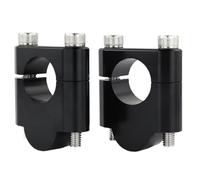 Rehausseur de moto Compatible Avec CR125R 1974-2007 Pour CR500R 1984-2001 Pour XR250R 1979-1990 Pinces De Rehausseurs De Guidon Pinces De Rehausseur De Montage De Guidon De Moto(Black,30mm)