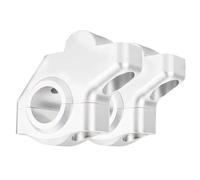 Rehausseur de moto Compatible Avec Pour KX450F 2005-2018 Pour KX450 2019-2024 22 Mm 7/8" Risers De Guidon De Moto Extension Riser Déplacé Vers L'arrière(Matte Silver)