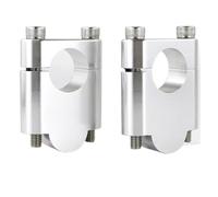 Rehausseur de moto Compatible Avec Pour WR250X 2008-2011 Pour XT250 2008-2024 Pour XT225 1986-2007 22 Mm 7/8" Pinces De Montage Pour Guidon De Moto(Silver,40mm)