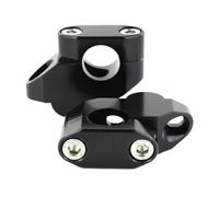 Rehausseur de moto Compatible Avec Pour XT 250 2008-2018 Pour XT 225 1986-2007 22 Mm 7/8" Rehausseurs Guidon Déplacés Vers L'arrière Montage Vers Le Haut Rehausseur Guidon Décalage(Black)