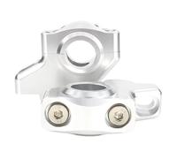 Rehausseur de moto Compatible Avec Pour Z125 Pour Z300 2015-2021 Pour Z250 Pour Z250SL 2013-2021 22 Mm 7/8" Rehausseurs De Guidon Décalés Vers L'arrière Surélevés Et Étendus(Gloss Silver)