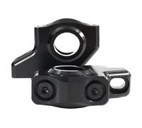 Rehausseur de moto Compatible Avec Pour Z125 Pour Z300 2015-2021 Pour Z250 Pour Z250SL 2013-2021 22 Mm 7/8" Rehausseurs De Guidon Décalés Vers L'arrière Surélevés Et Étendus(Gloss Black)