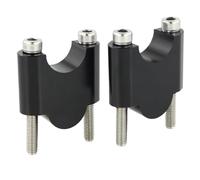Rehausseur de moto Compatible Avec SR 250 1980-1982 Pour SR 400 2015-2019 Moto 22mm 7/8" Guidon Riser Montage Guidon Gros Risers(Black,40mm)