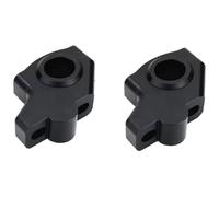 Rehausseur de moto Compatible Avec ST1100 1991 1992 1993 1994 1995 1996 1997 1998 1999 2000 2001 2002 Moto CNC Offset Guidon Riser 22mm 7/8" Rehausseurs Déplacés Vers L'arrière(Matte Black)