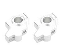 Rehausseur de moto Compatible Avec Suzuki Pour Bandit GSF600 1995-2004 Pour Bandit Pour GSF650 2005-2016 Rehausseurs Guidon 22 Mm 7/8" Décalage D'extension Montage Déplacé Vers L'arrière(Matte Silver)
