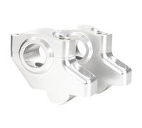 Rehausseur de moto Compatible Avec Suzuki Pour Bandit GSF600 1995-2004 Pour Bandit Pour GSF650 2005-2016 Rehausseurs Guidon 22 Mm 7/8" Décalage D'extension Montage Déplacé Vers L'arrière(Gloss Silver)