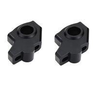 Rehausseur de moto Compatible Avec Suzuki Pour GN400 1979-1981 Pour GS Pour 500F 2002-2010 Rehausseurs De Guidon 22 Mm 7/8" Avec Décalage D'extension De Montage Déplacé Vers L'arrière(Matte Black)