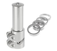 Rehausseur de potence de vélo Satori HEADS-UP4 28,6 mm Ahead aluminium argent...