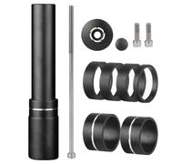 Rehausseur de potence, rallonge de guidon, adaptateur tête haute de vélo, construction réglable en alliage d'aluminium, amélioration de la position de conduite ergonomique, pour VTT et vélo de route