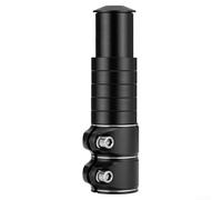 Rehausseur de potence réglable pour VTT pour réduire la pression sur les mains et le dos (12 cm, noir)