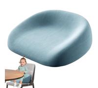 Rehausseur de siège lavable et démontable, coussin d'assise pour enfant, sangle portable, augmentation du coussin avec sangles réglables et antidérapant, coussin de siège amovible pour les zones