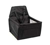 Rehausseur de siège pour chien pour voiture - Lit de voyage doux et respirant - Siège portable pour chiot - Design de poche de rangement - Confort de conduite sûr pour les animaux de compagnie de