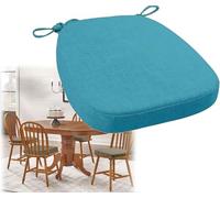 Rehausseur de siège pour Personnes âgées (1 pièce) : 43 x 40 x 5 cm. Coussin de Chaise antidérapant avec Attaches et Housse Amovible.