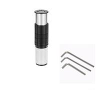 Rehausseur de tige de fourche de vélo, design léger avec hauteur réglable de 3 mm à 50 mm, ajustement (noir + outil)