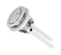 Rehausseur De Toilettes Bouton Poussoir De Toilette Résistant À Lusure Double Chasse Deau Style-Silver 1