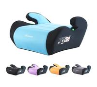 Réhausseur de voiture pour enfants Bemesu,ECE R 129 ceinture de sécurité trois points,booster pad,facile à porter，125-150 cm,6-10 ans,bleu