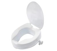 Rehausseur de WC avec couvercle - 5/10/15 cm - Réhausseur de siège de toilette - Soulage la douleur du coccyx - 5 cm