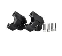 Rehausseur Guidon Adaptateur Rehausseurs Décalage Pour Moto Pince Guidon Extension Tuyau Frein Pour CB650R 2019 2020(Black- Logo)