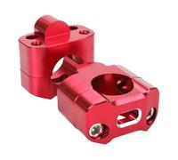 Rehausseur Guidon Moto Adaptateur de rehausseurs de Guidon pour Road Moto Tout-Terrain, 22 mm et 28 mm, pour Pit Dirt Bike, Enduro, Supermoto, MX, ATV, 7/8" et 1-1/8"