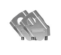 Rehausseur Guidon Moto Barre de rehaussement guidon moto support serrage noir argent rouge convient pour NTV650 NTV 650 Deauville 700 125