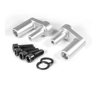 Rehausseur Guidon Moto Pour BMW Pour R1200RT LC Pour R1250RT R 1250 1200 RT 1200RT Pince De Rehaussement De Guidon Barre De Poignée Réglable À Mouvement Arrière Accru. Rise Guidon Riser(Argent)