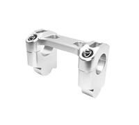 Réhausseur Guidon Moto pour BMW pour R1250GS R 1250GS R1250 GS R 1250 GS Adventure ADV Aluminium Guidon Riser Pinces Couverture Rehausse Guidon Moto(Argent)