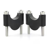 Rehausseur Guidon Moto pour Moto pour Guzzi V7 2014 2015 2016 2017 2018 2019 Moto Aluminium 7/8 "22mm Guidon Guidon Grosse Barre élévateurs Montage Riser Rehausse Guidon Moto(Black 30mm)