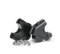 Rehausseur Guidon Moto pour NX400 NX500 2023 2024 NX 400 500 Adaptateur Pince Levage Guidon Moto, Barre Poignée, Accessoires Montage Levage Hauteur Rehausse Guidon Moto(Noir)