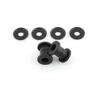 Rehausseur Guidon Moto Pour Touring 1983-2025 Pour Softail 2018-2025 Rondelles retenue bague rehausse guidon/manchons intérieurs en acier et polyuréthane(B)