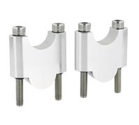 rehausseur Guidon Moto pour Zero FX pour DSR/X pour SRF pour VOGE 500 R 650 DS/pour DSX 300 500AC/ R 703 F 1 1/8" 28 mm Réhausseurs de Guidon(Silver Riser 40mm)