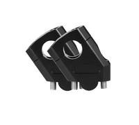 Réhausseur guidon Moto Support Guidon Moto Universel Avec Pince Serrage 28 Mm 22 Mm Pince rehausse guidon moto(28mm Black)
