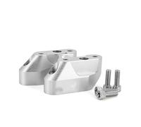 Rehausseur Guidon pour BMW R1200RS 2015-2020 R1250RS 2019-2021 R 1200 1250 RS Pince Levage Guidon Accessoires Moto Support Déplacement Arrière Réhausseur Guidon Moto (Couleur : Silver-R1200RS)