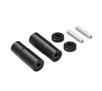 Rehausseur Guidon pour Street pour Bob pour FXBB 107 pour FXBBS 114 pour Fat pour Boy 114 pour FLFBS 107 Extensions De Rehausseur De Guidon 1/4" Riser Guidon Moto(Noir)