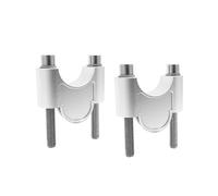 Rehausseur Guidon Pour Suzuki Universal 28mm 1 1/8" 22mm 7/8" Moto Universel Guidon Riser Bar Mount Poignée Pince Riser(28mm Silver)