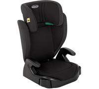 Rehausseur Junior Maxi I-Size R129 pour Enfants 3-12 Ans (100-150cm)-Siège Auto Léger avec Accoudoirs et Appui-Tête Réglables, Noir