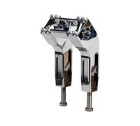 Rehausseur Moto Rehausseurs de guidon rétractables pour Softail pour Sportster pour Touring pour Road King pour Street Bob 28 mm, 1-1/8'', fixation par pince