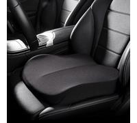 Rehausseur Voiture Adulte pour Hyundai Elantra Tucson Ioniq XG350 Kona Nexo, Coussin Voiture Conducteur Anti-Dérapant et Respirant, Coussin Rehausseur Siège Voiture,A Black