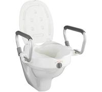 WENKO Adaptateur abattant à accoudoirs Secura, Plastique, 5535 x 37.5 x 47.542.5 cm, Blanc