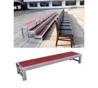 Rehausseurs de chœur à 1/2/3 niveaux - Marches d'escalier chorales commerciales, sièges de groupe multifonctions et support de parole, idéal pour les spectacles et les événements