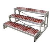 Rehausseurs de chœur pliables en métal antidérapant et portable à plusieurs niveaux, sièges à étages pour chorales, mariages, écoles et réveillon