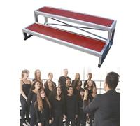 Rehausseurs de chœur pour chorale, plateforme antidérapante pour l'école et l'église, convient pour les événements musicaux et les spectacles de groupe