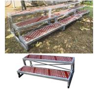 Rehausseurs de chœur pour chœurs - Plateforme robuste avec pieds en acier galvanisé pour une utilisation en classe et à l'église