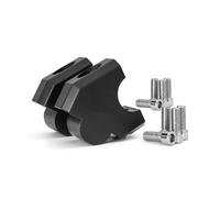 Rehausseurs De Guidon De Moto Collier De Rehausseur Guidon pour CRF1100L pour Africa pour Twin pour Adventure pour Sports 2020- Adaptateur D'extension Rehausse CNC(Le Noir)