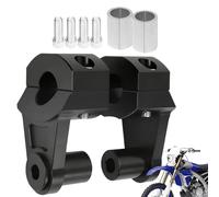 Rehausseurs de guidon de moto, extensions de serrage ergonomiques - Kit de levage de hauteur de barre réglable - Mise à niveau du confort pour VTT, aventure, tourisme, équitation d'hiver, vélo de