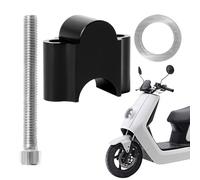 Rehausseurs de Guidon pour Moto - Rehausseur En Aluminium 22 mm - Adaptateur de Montage Réglable avec Serrage pour Scooter Moto VTT Quad Automobile et Route