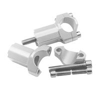 Rehausseurs de Guidon pour Moto, Rehausseurs de Guidon Moto avec Clamp Renforcée, Accessoires de Remplacement et Modification en d'Aluminium Robustes pour Trajets Urbains, Voyages et Déplacements