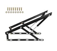 Rehausseurs de lit, charnières de meubles, mécanisme de levage de lit de rangement, kit de levage de lit pneumatique robuste, charnières à ressort pliables - Idéal pour soulever en douceur