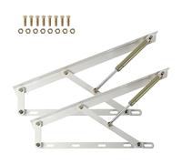 Rehausseurs de lit, charnières de meubles, mécanisme de levage de lit de rangement, kit de levage de lit pneumatique robuste, charnières à ressort pliables - Idéal pour soulever en douceur