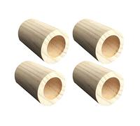 Rehausseurs de lit et de bureau de 5 cm de haut - Coussinets de support en fourrure pour le réglage de la hauteur - Élévateurs de meubles en bois (4 pièces de 3,5 cm) - Améliore la stabilité et